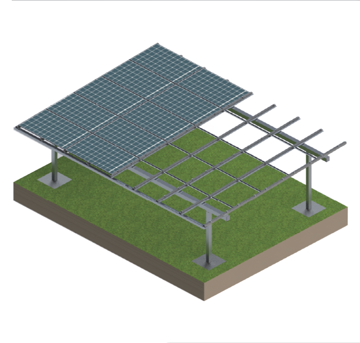 Solar Mounting Carport Structures Frame-CAC